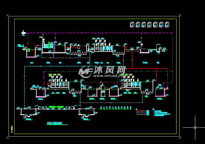 某印染电镀废水处理工艺流程图