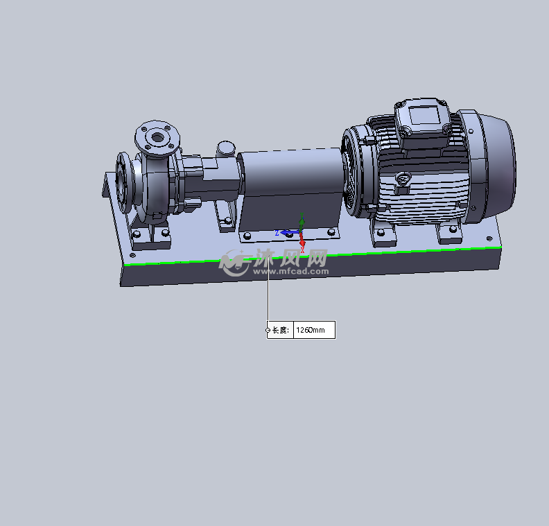 高压水泵模型3d