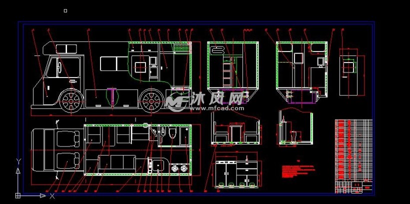 厢房车设计结构图
