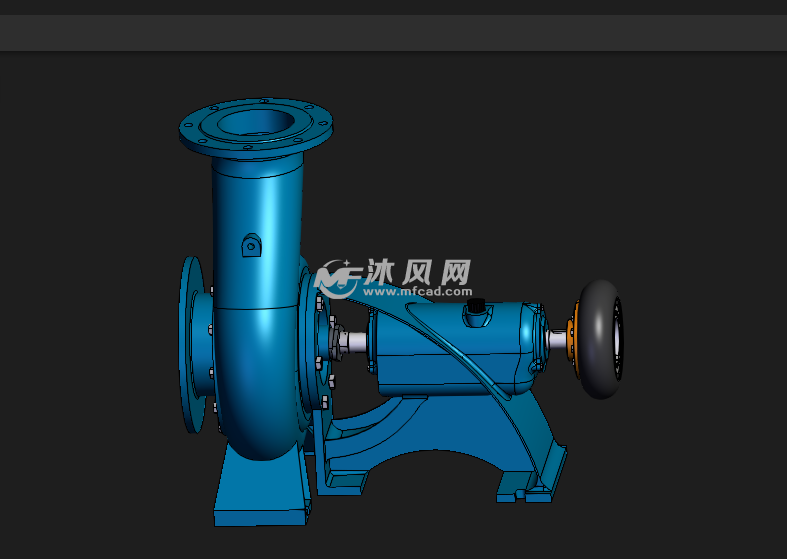 立式离心泵设备模型