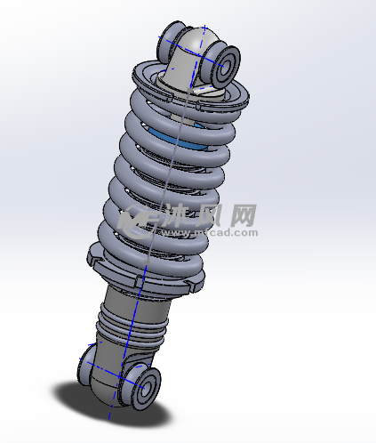 减震器三维模型设计图纸