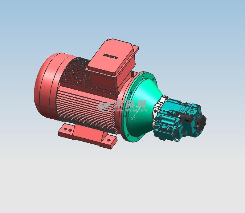 液压泵设计模型图纸