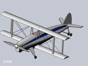 双翼飞机sw建模