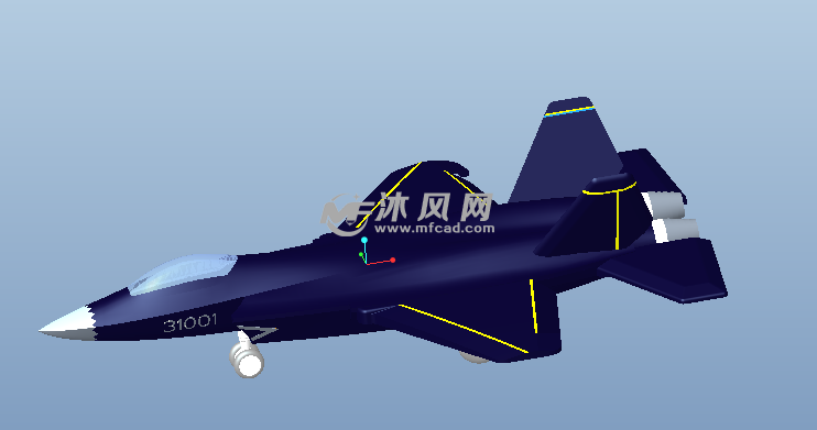 歼31战斗机 - 航空航天图纸 - 沐风网