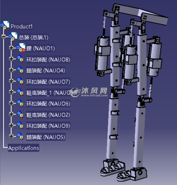 穿戴式仿生机械腿