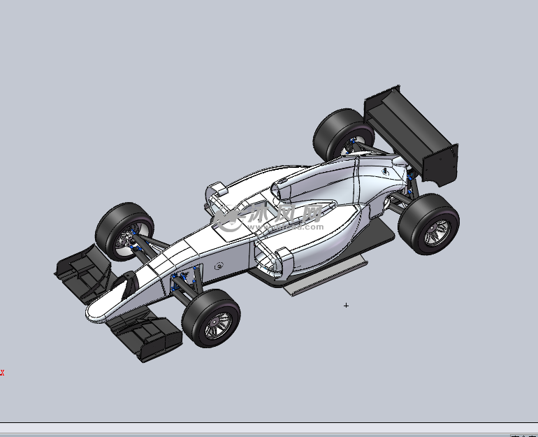 玩具f1赛车sw设计模型 - 专用车图纸 - 沐风网