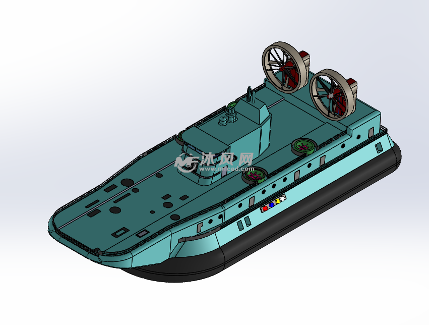 定制气垫船模型