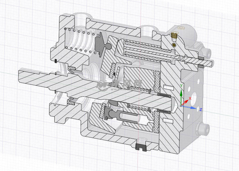 柱塞泵设计模型图