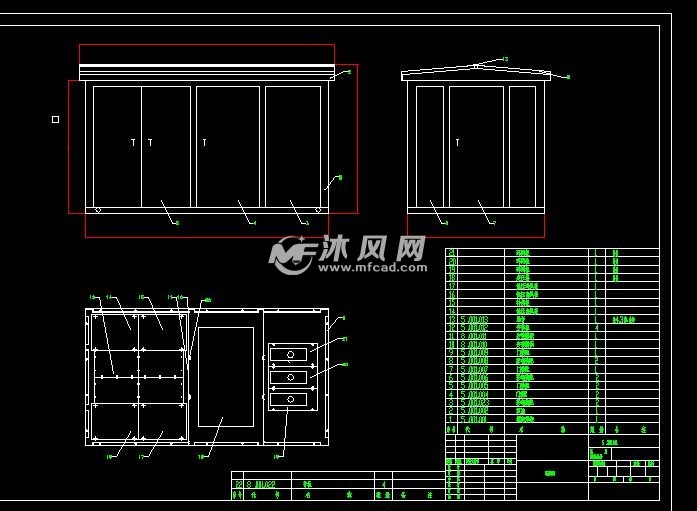 变电箱房结构图