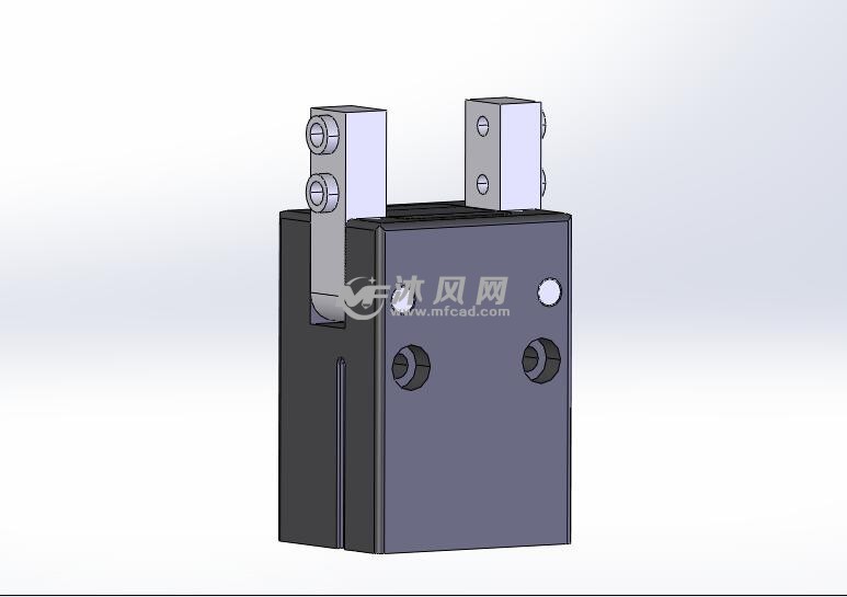 5种mgw800系列2爪角形夹持器模型