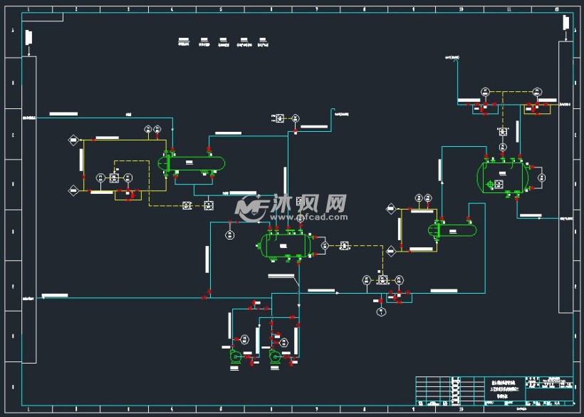 废水精馏项目pid工艺流程图流程图3