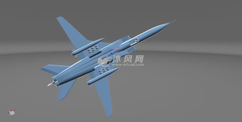 逆火轰炸机模型
