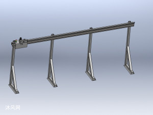 轨道小车实际应用3d模型