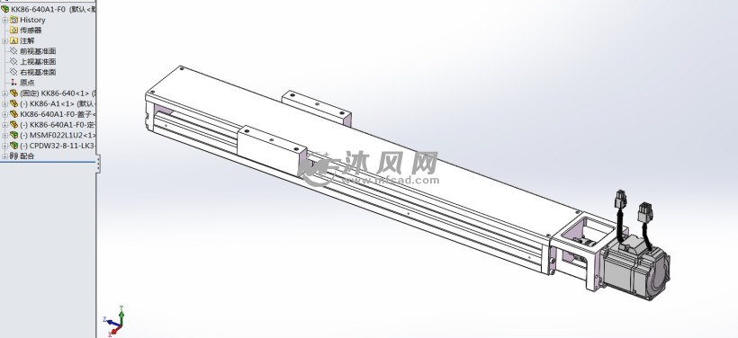 悬臂kk模组搭建三轴机械手