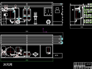 100l管式杀菌机 污水处理设备图纸 沐风网