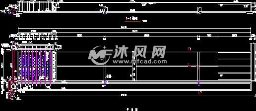 折板絮凝,平流沉淀池工艺图 环保图纸 沐风网