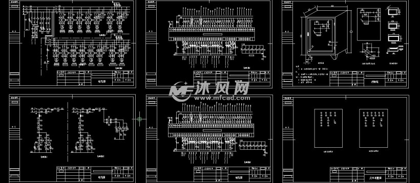 电子产品自动化生产线电控图 电气工程图纸 沐风网