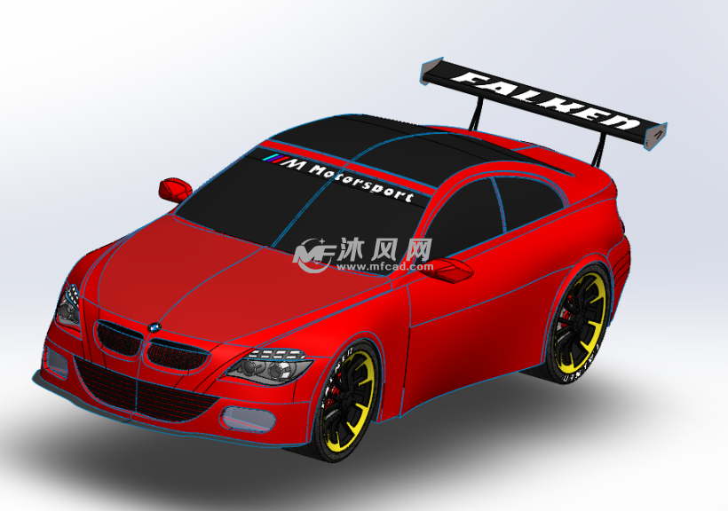 宝马赛车 模型