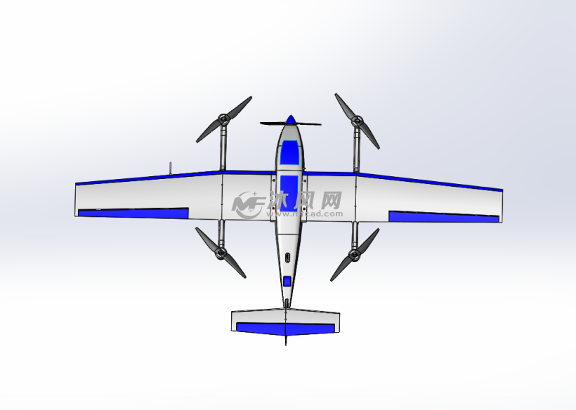 垂直起降固定翼无人机设计