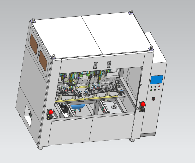 双工位超声波焊接设备模型