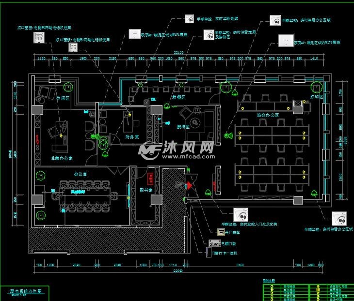 弱电系统点位图