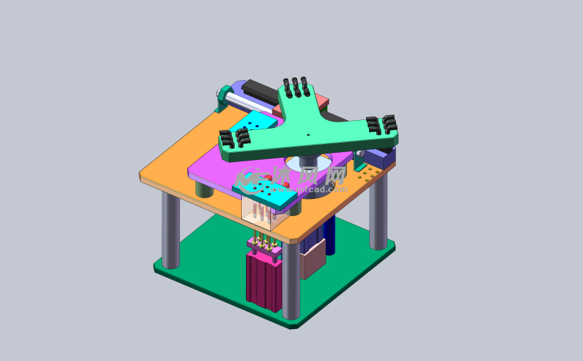 垫片组装治具模型装配体.sldasm-总