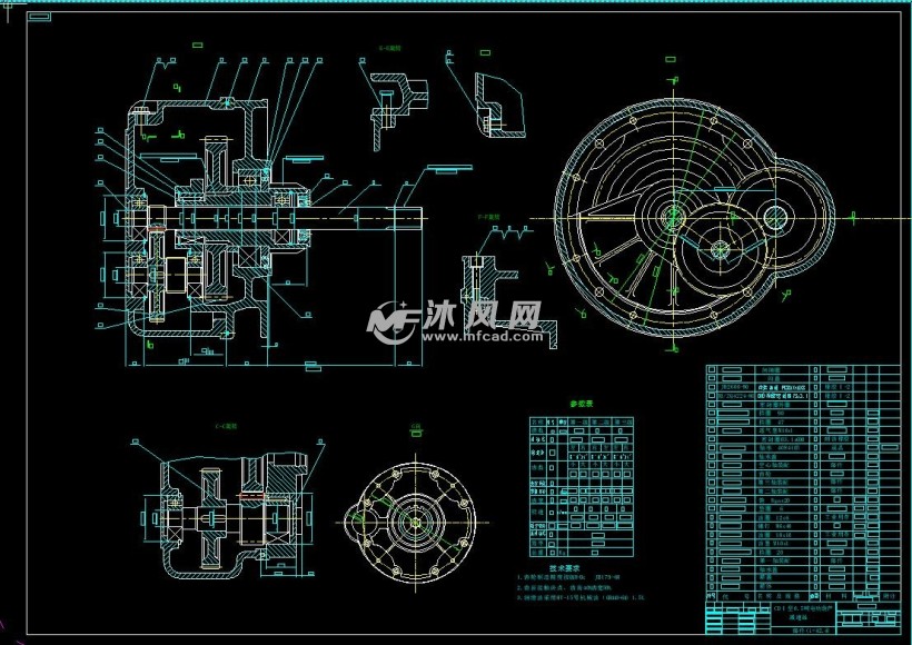 cdi(mdi)型0.5t电动葫芦图纸