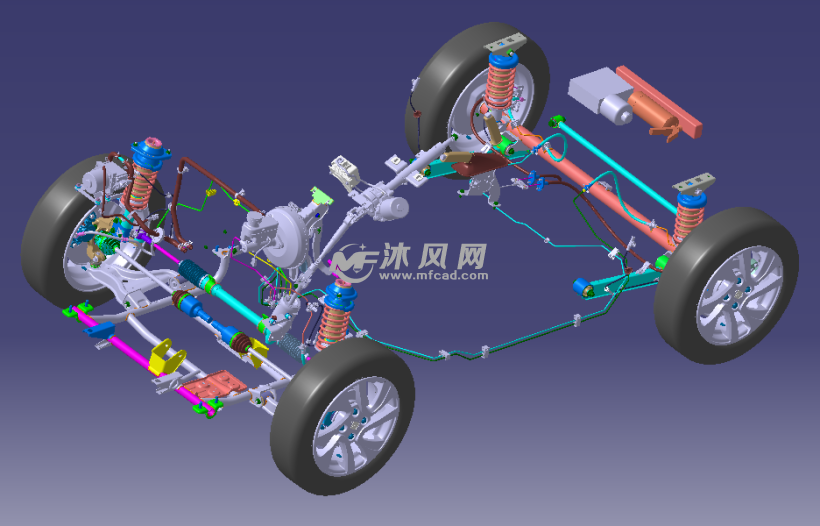 芝麻e30整车3d - 车身内外饰及附件图纸 - 沐风网