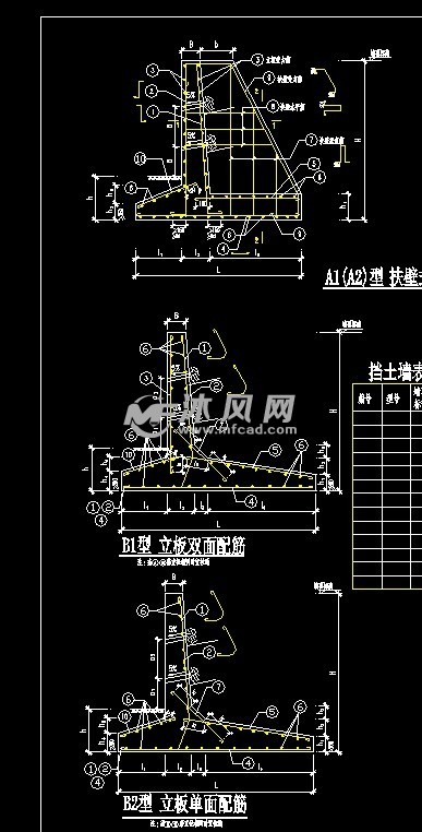 重力式砌体挡土墙和钢筋混凝土挡土墙