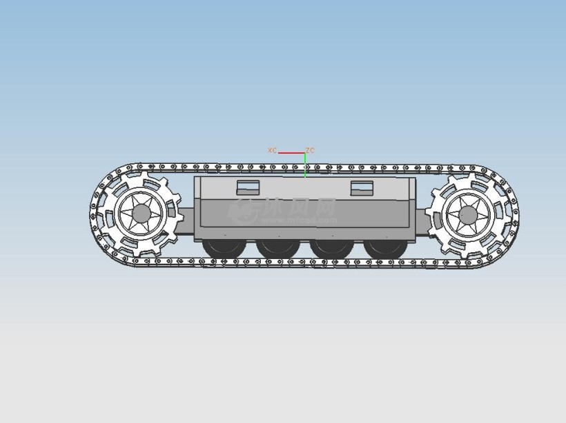 履带底盘模型