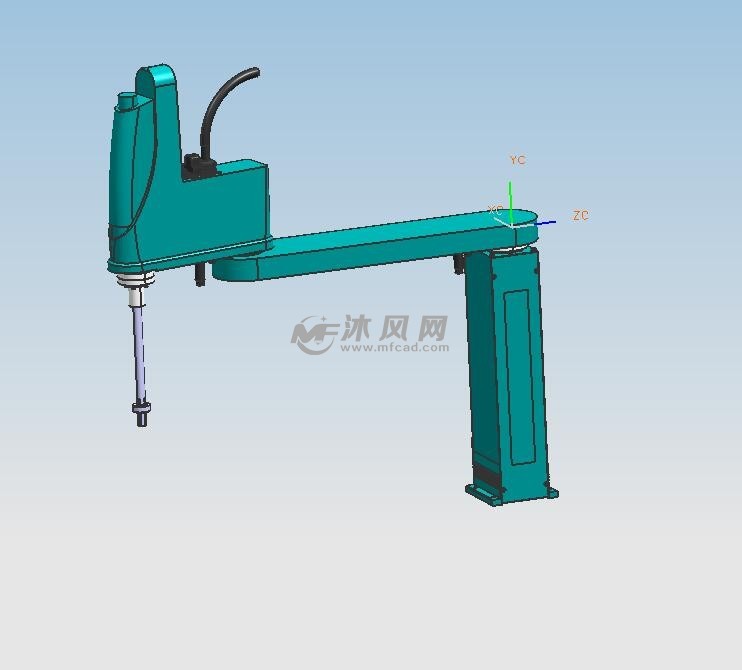 6轴机械手模型设计图 机器人模型图纸 沐风网