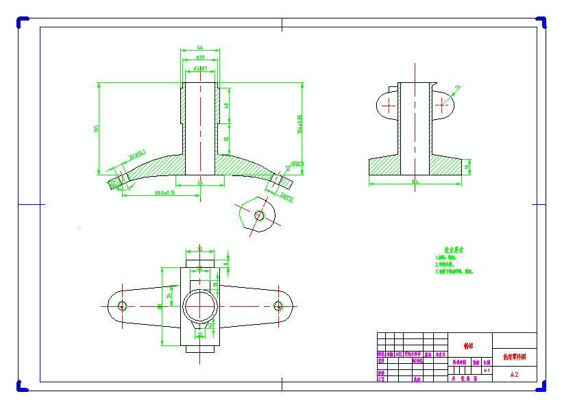 托架零件加工工艺及斜孔分度钻模夹具设计