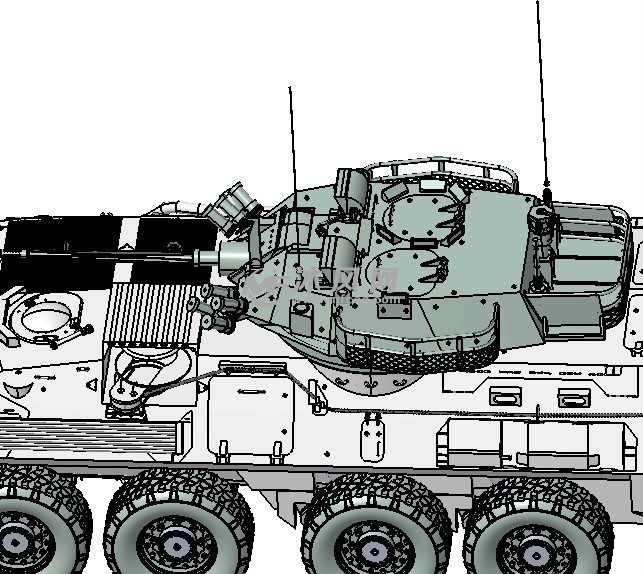 步兵战车catia模型