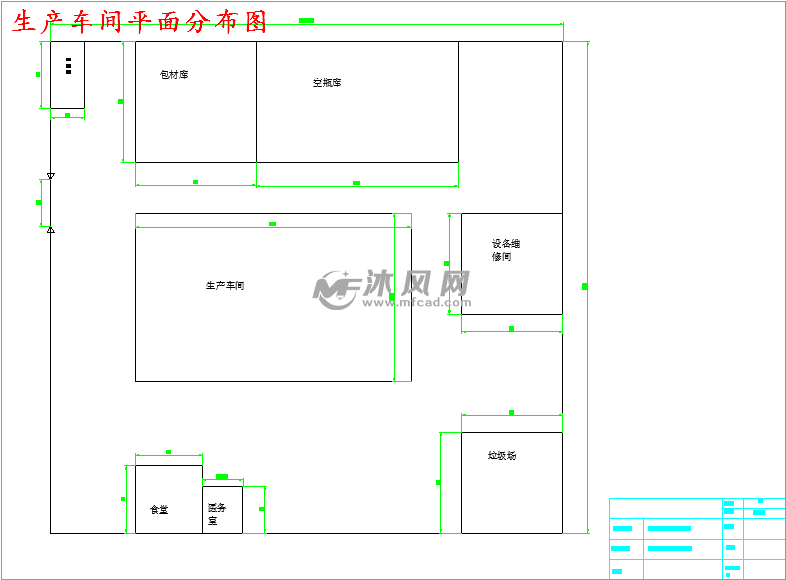 生产车间厂区分布图