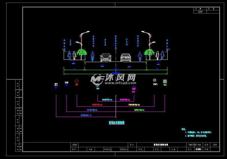 市政道路给排水设计施工图