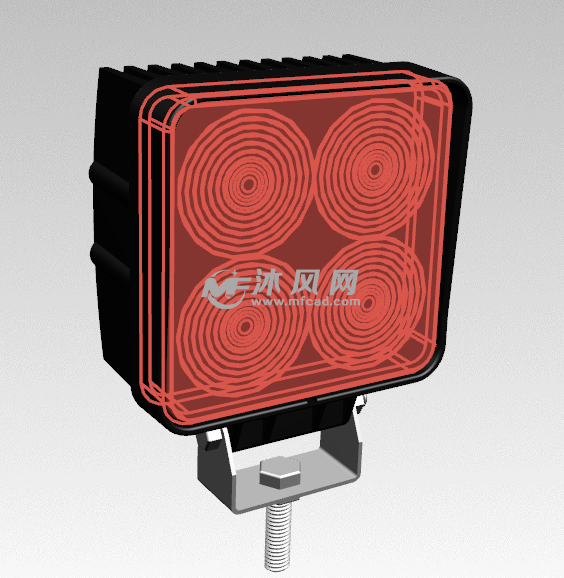 探照灯多种规格3d模型