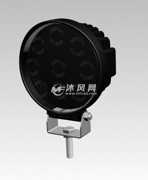 探照灯多种规格3d模型