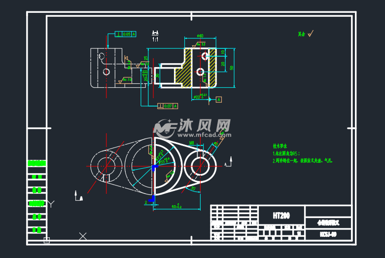 拔叉831007铣上端面夹具设计