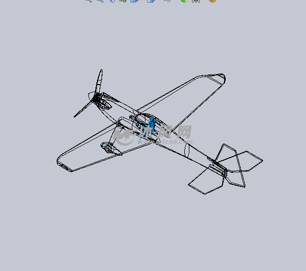 滑翔战斗机设计模型