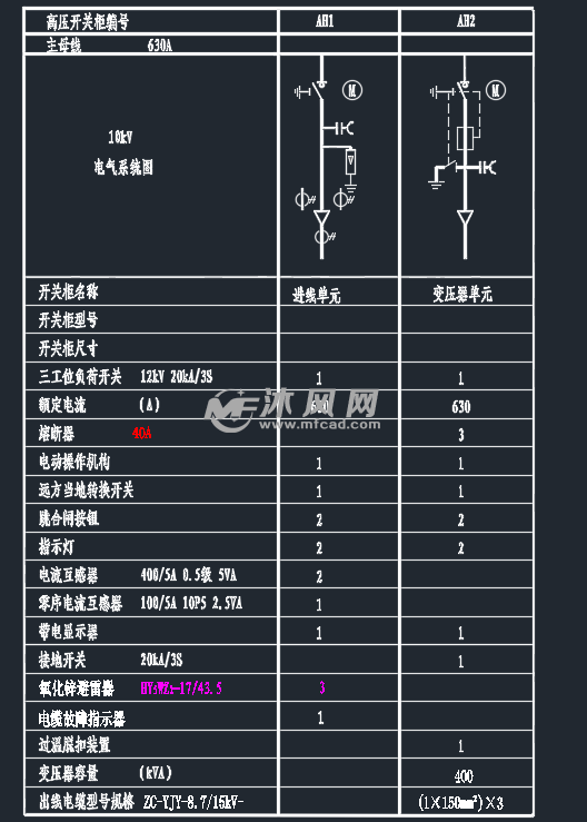 北京地区400kva用户箱变 - 电子电工图纸 - 沐风网