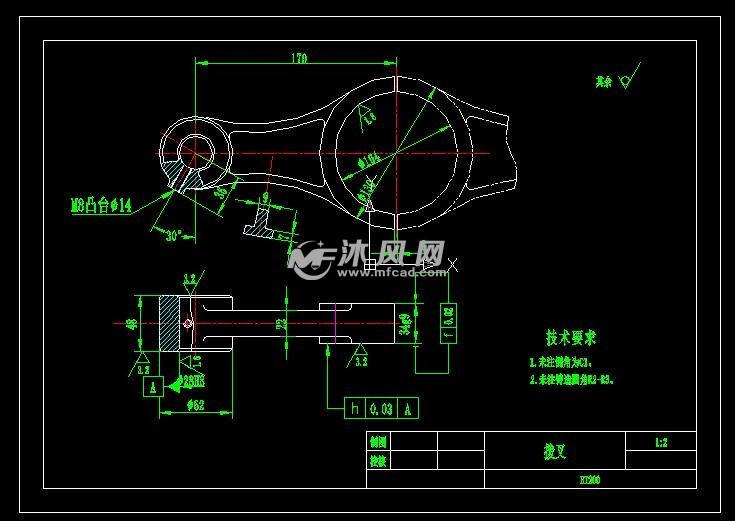 拨叉工艺规程及铣叉口端面夹具设计