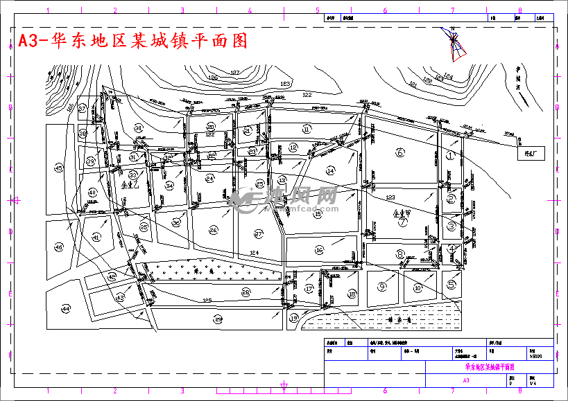 华东某城镇污水排水管网及污水处理厂初步设