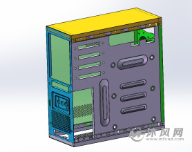 电脑主机机箱设计建模-电脑周边图纸-沐风网