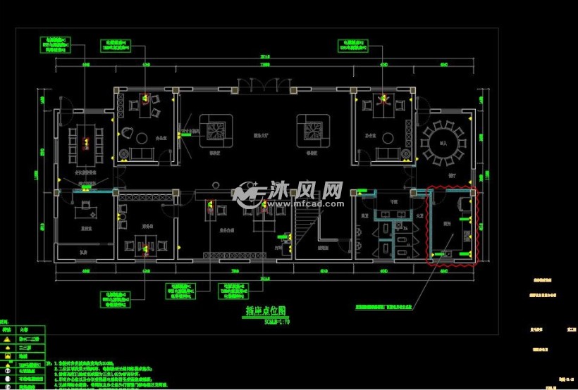 插座点位图