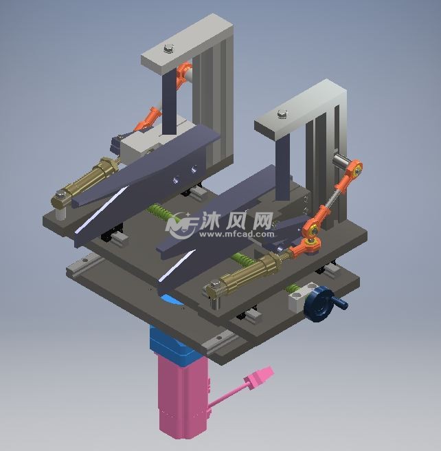 切断装夹夹具设计模型