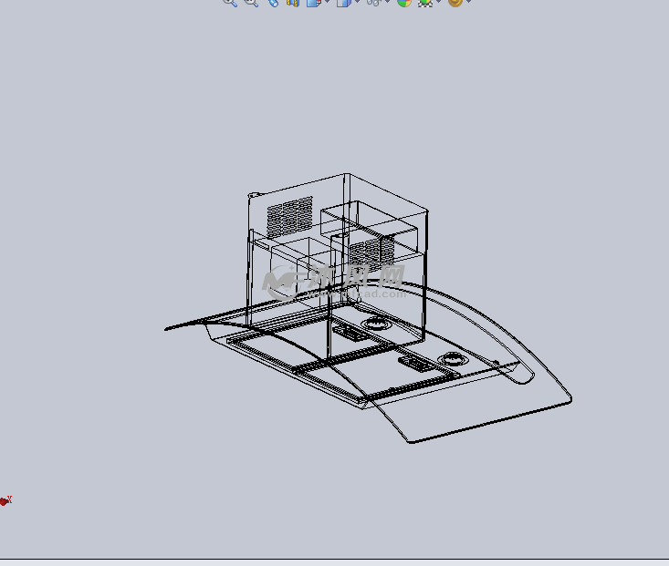 厨房油烟机设计模型