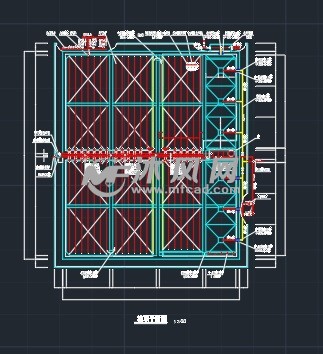 生物接触氧化池设计详图 - 环保图纸 - 沐风网