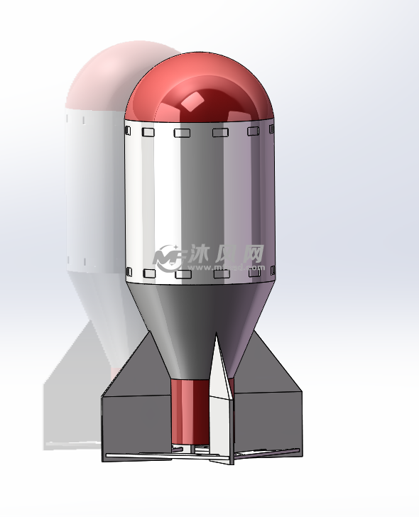 原子弹核弹模型 - 军工模型图纸 - 沐风网