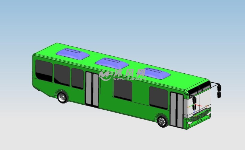 brt公交车模型设计图 - 乘用车图纸 - 沐风网