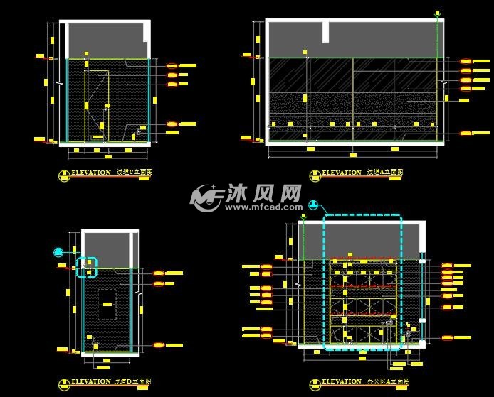 办公区立面图